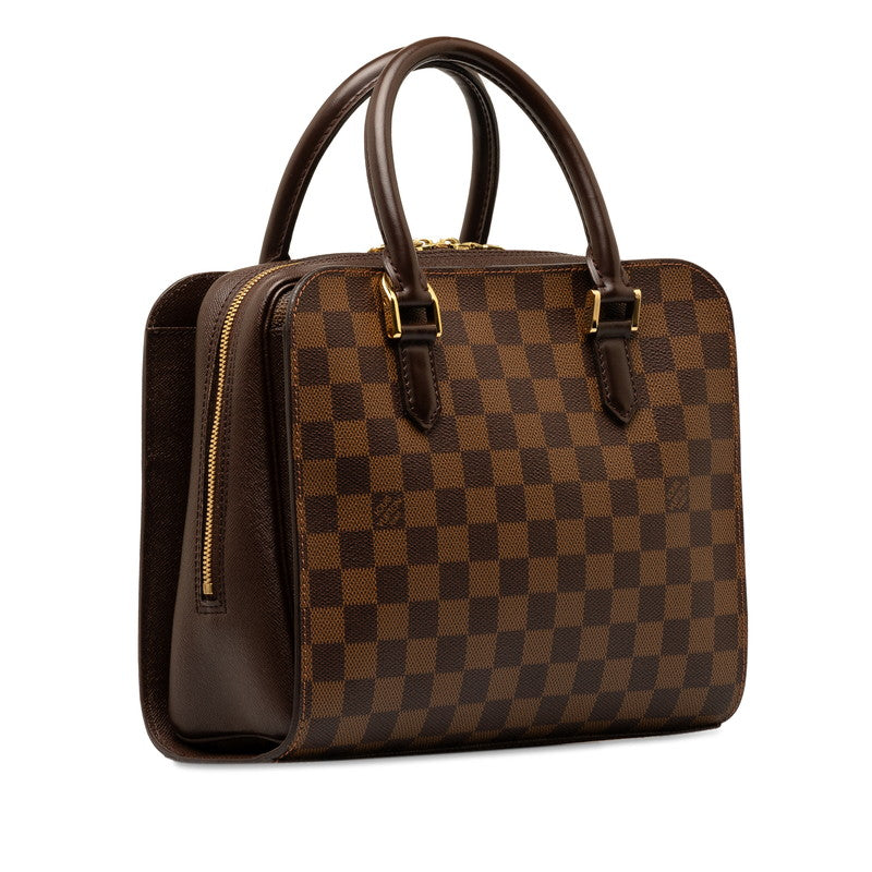 Louis Vuitton Triana Canvas Handbag N51155 in Excellent condition