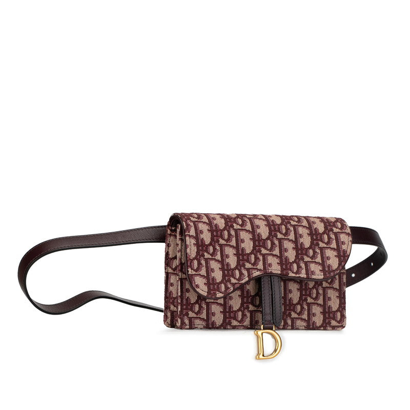 Dior Oblique Canvas Saddle Belt Bag Canvas Belt Bag in Excellent condition