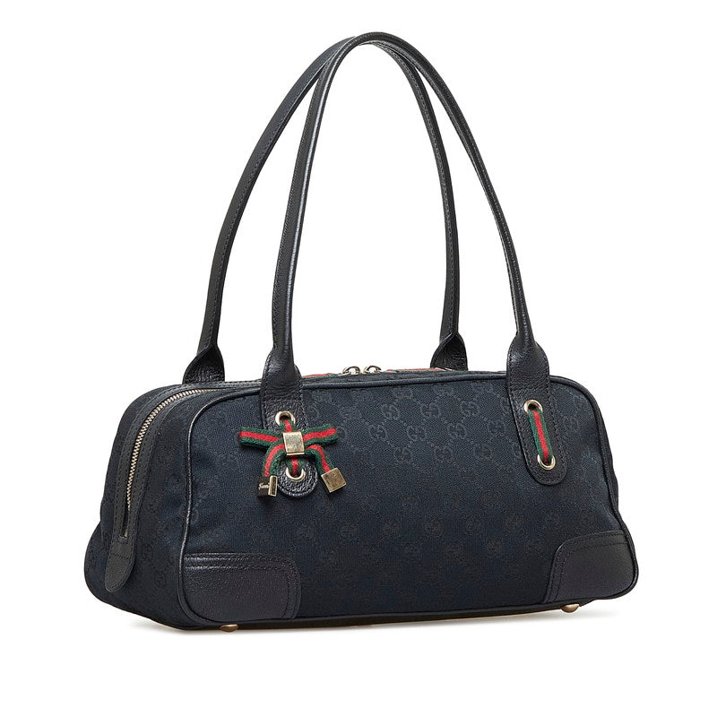 Gucci GG Canvas Princy Boston Bag Canvas Handbag 161720 in Good condition