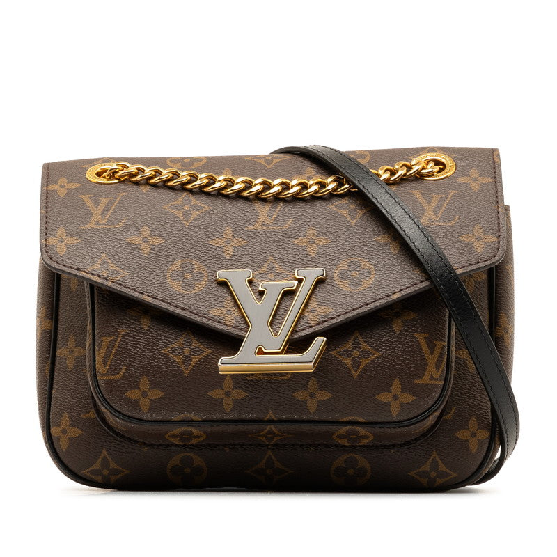 Louis Vuitton Monogram Passy Canvas Shoulder Bag M45592 in Good condition