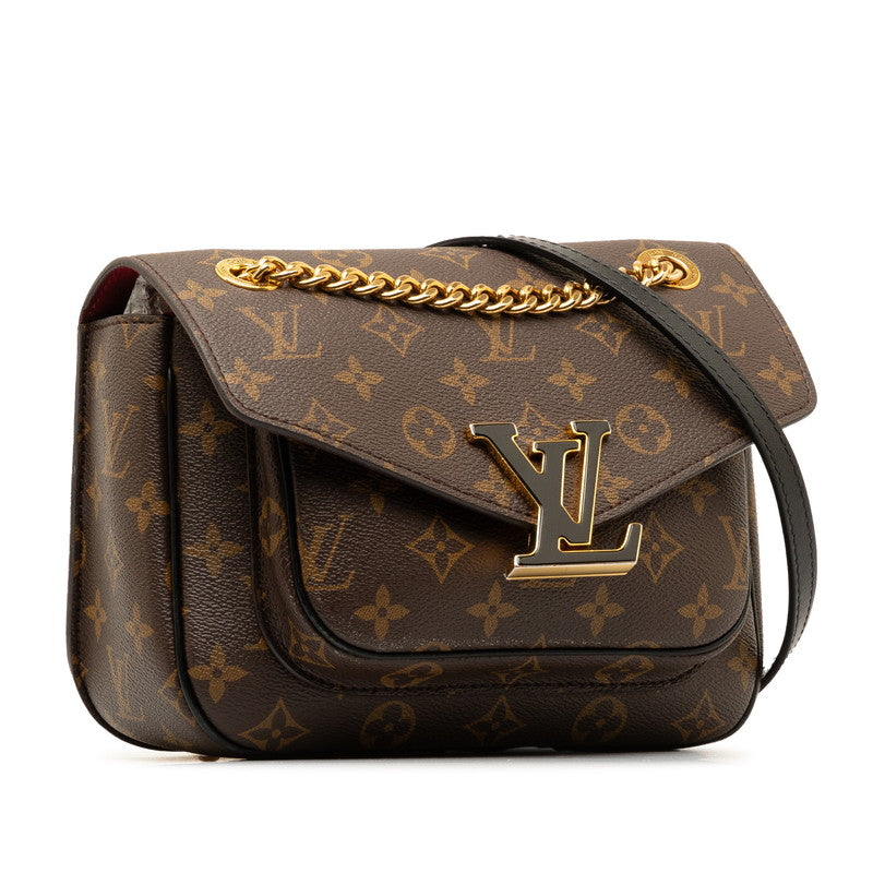 Louis Vuitton Monogram Passy Canvas Shoulder Bag M45592 in Good condition