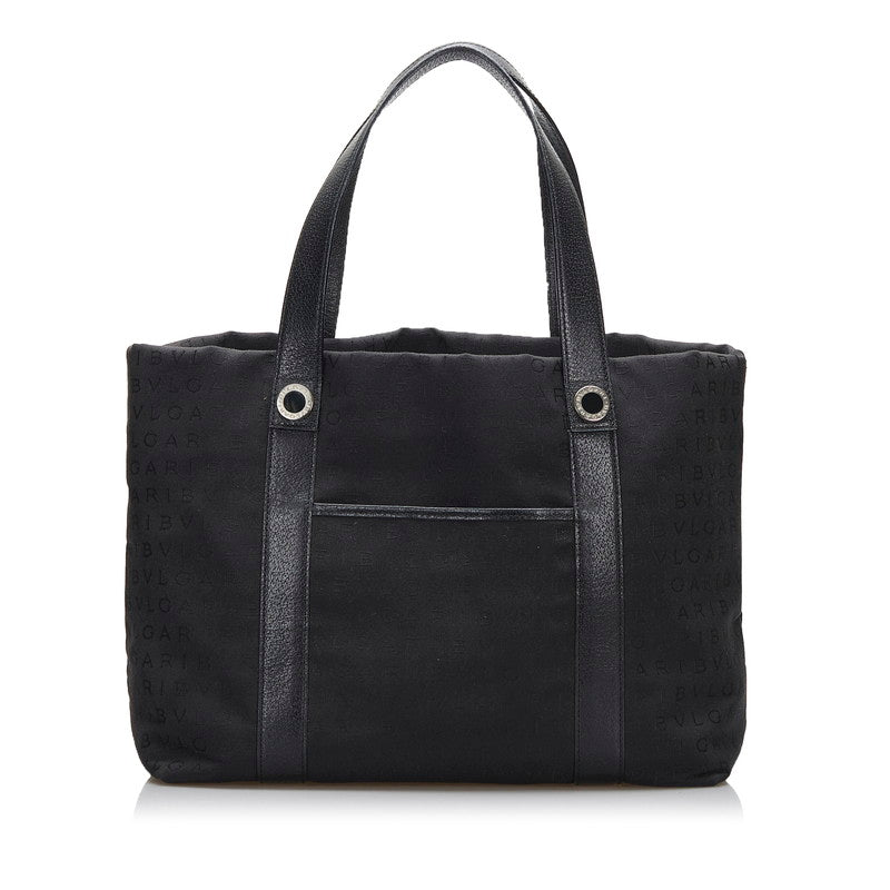 Logo Canvas Sophia Tote Bag with Pouch
