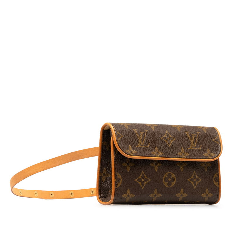 Louis Vuitton Pochette Florentine Canvas Belt Bag M51855 in Good condition
