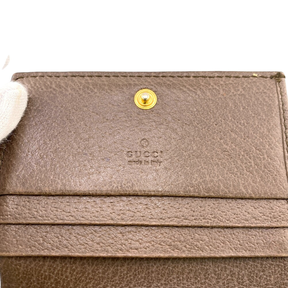 Gucci Ophidia Compact Wallet Brown