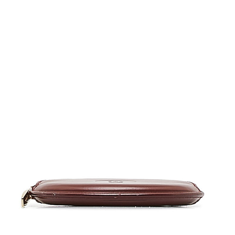 Buy Cartier Coin Purse Made of the Characteristic Burgundy Leather the  Accessories Are in Gold Color and Inside With Cartier Paris. Online in  India - Etsy