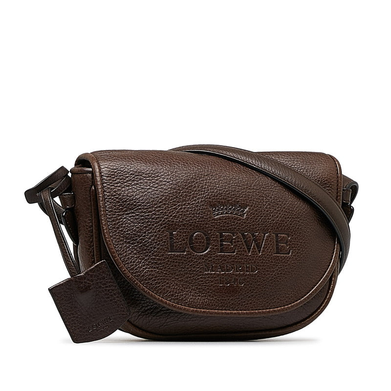 Leather Logo Crossbody Bag