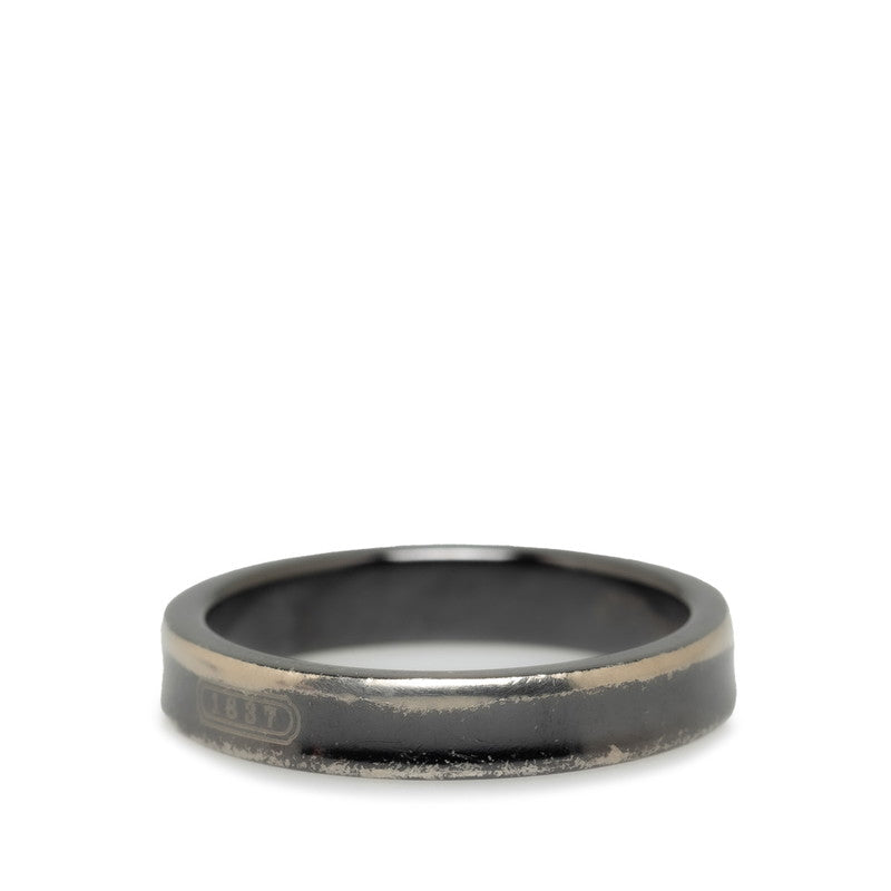 Tiffany & Co Titanium 1837 Ring  Metal Ring in Fair condition