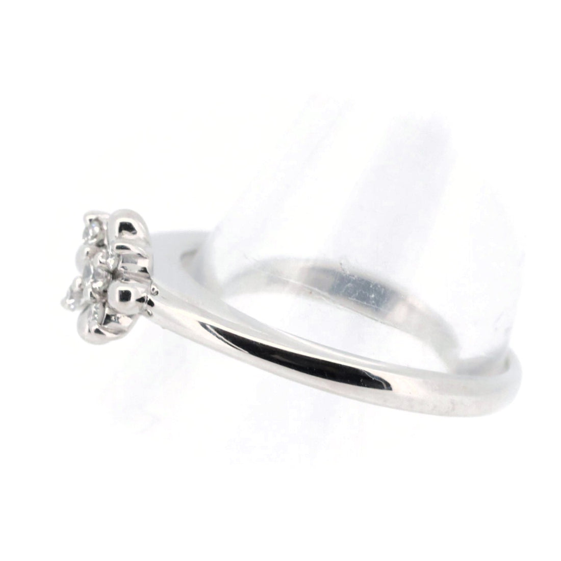 Pre-owned Star Jewelry Diamond Ring 0.07ct K18WG Size 9 in Great Condition