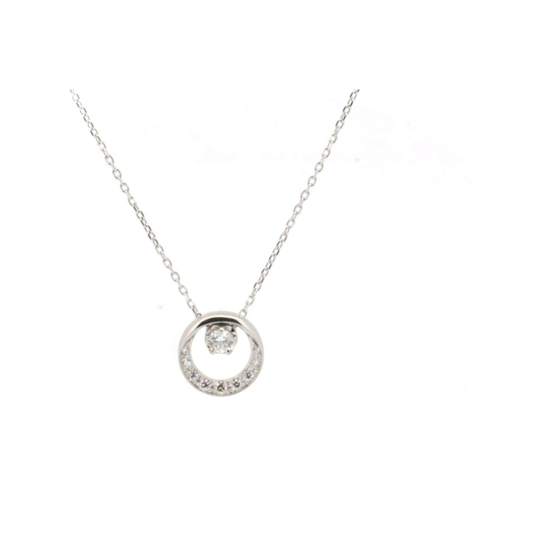 Wish Upon a Star Diamond Necklace 0.113ct 0.07ct PT900/PT850 Platinum in Great Condition