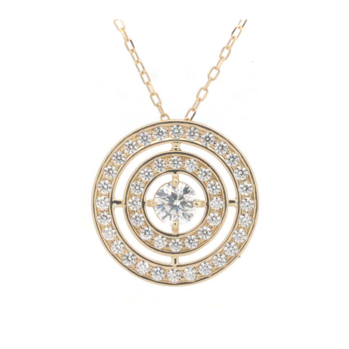 Lazare Diamond Pendant K18YG Yellow Gold 0.70ct