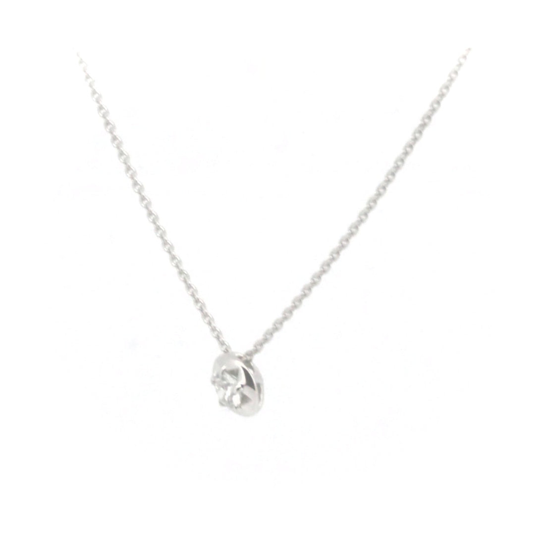 Festaria Wish Upon a Star Diamond Necklace 0.111ct K18WG in Great Condition