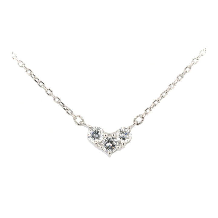 Pre-owned PT850 Platinum Diamond Necklace in Great Condition