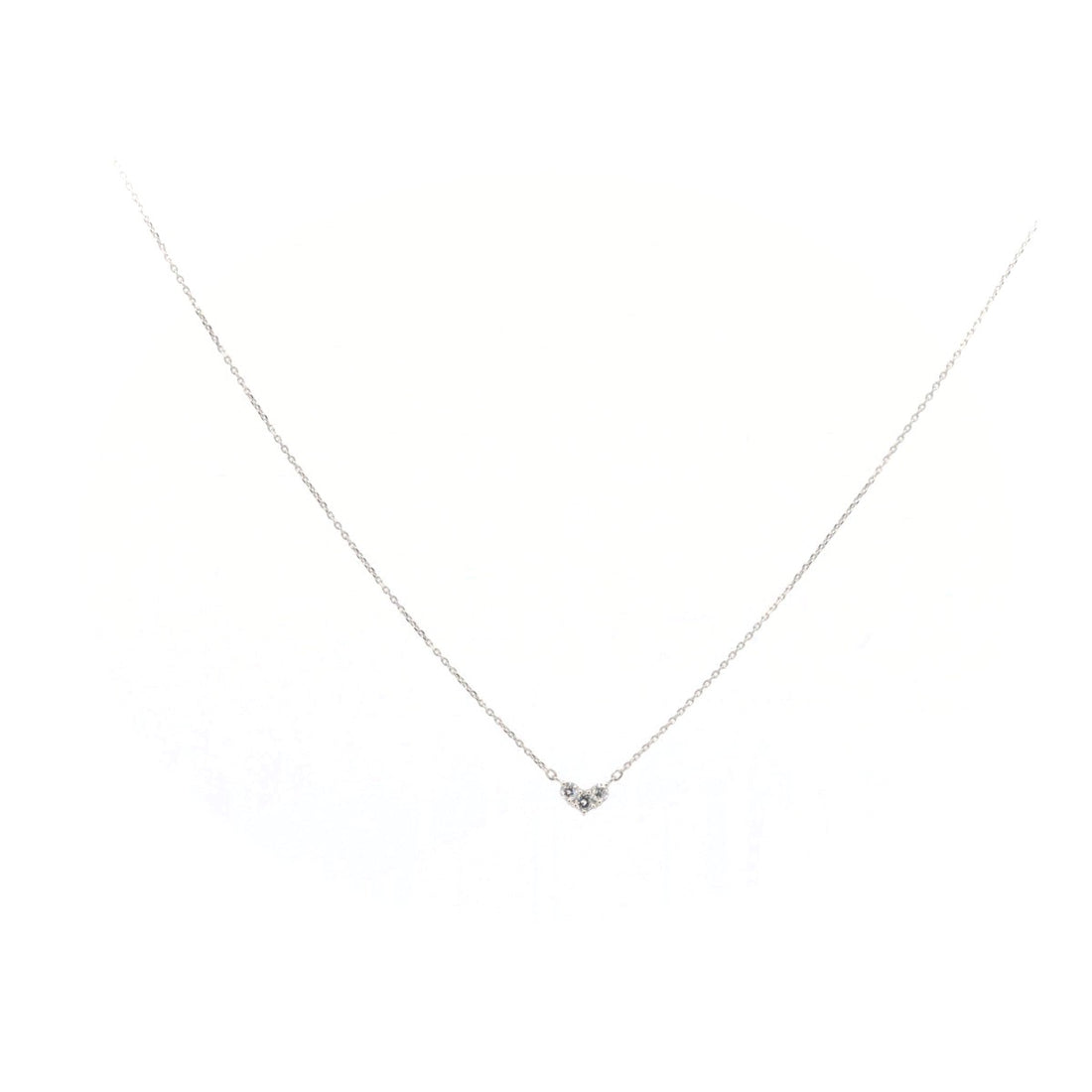 Pre-owned PT850 Platinum Diamond Necklace in Great Condition