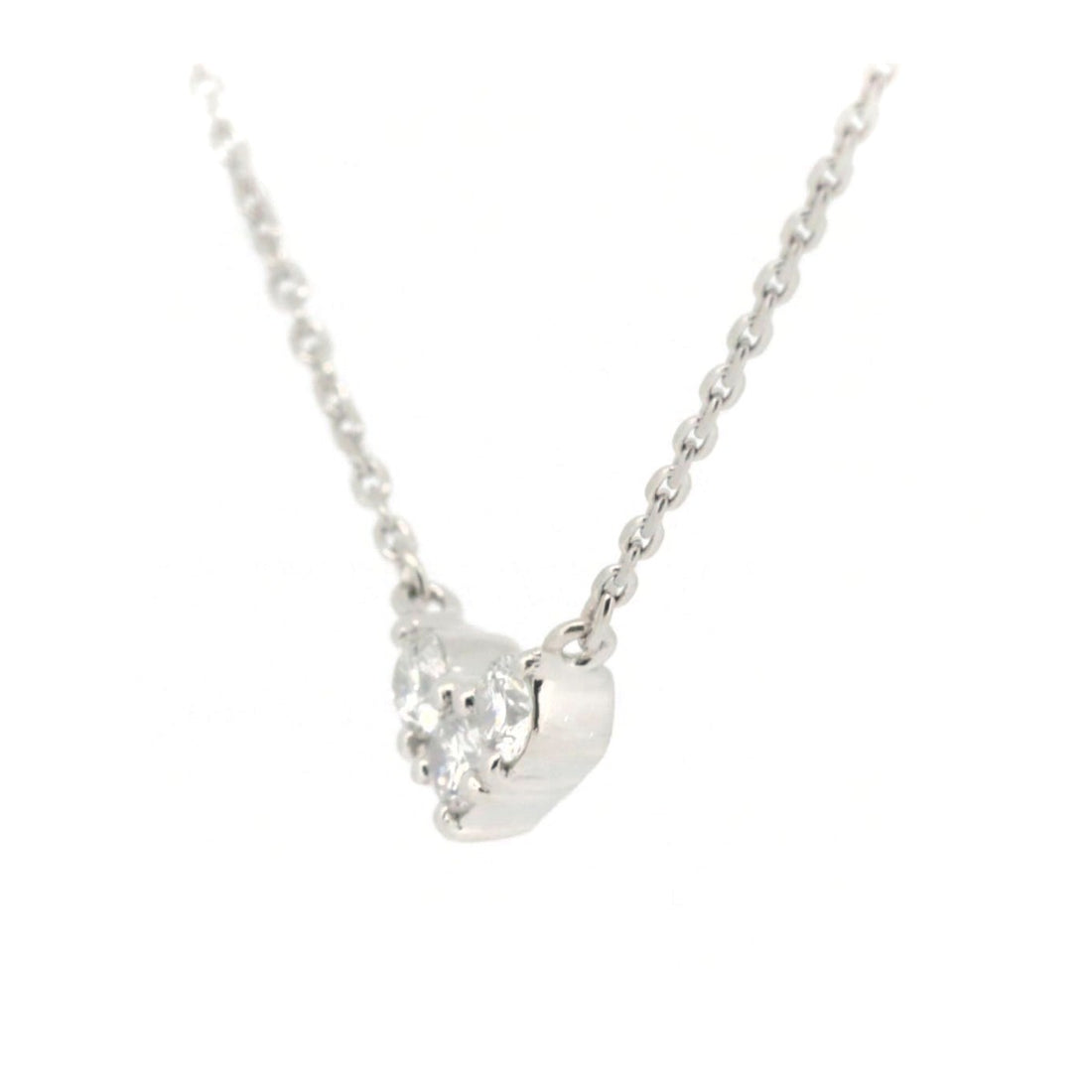 Pre-owned PT850 Platinum Diamond Necklace in Great Condition