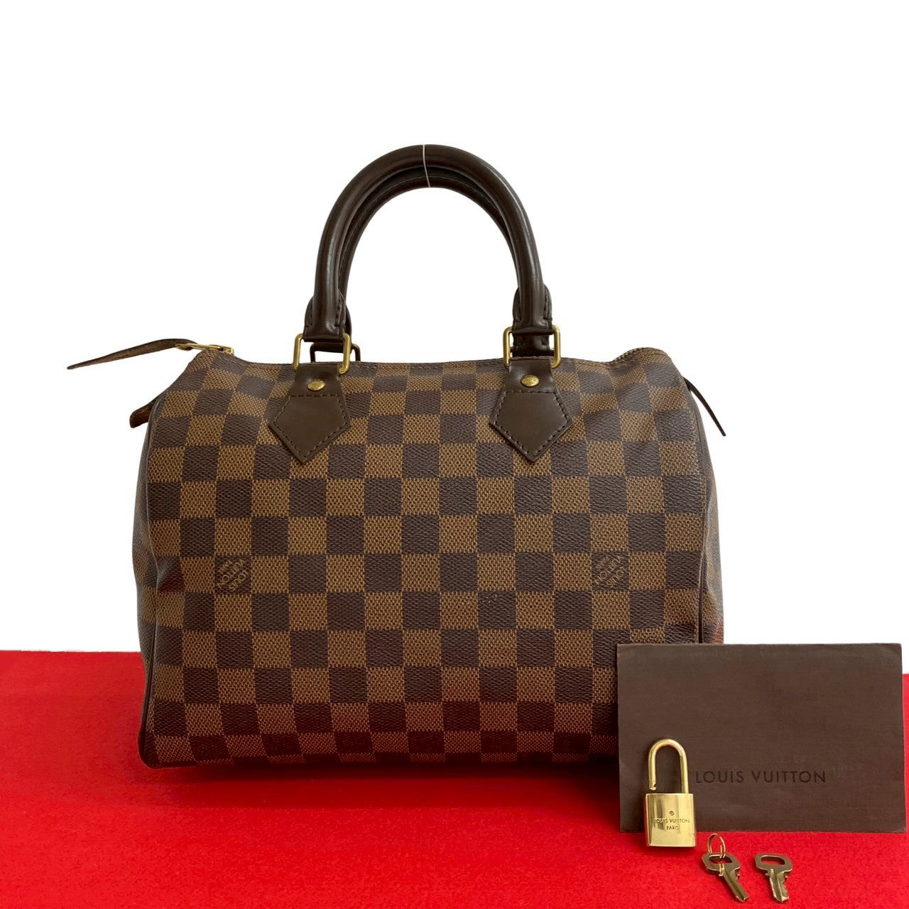 Louis Vuitton Speedy 25 Damier Handbag