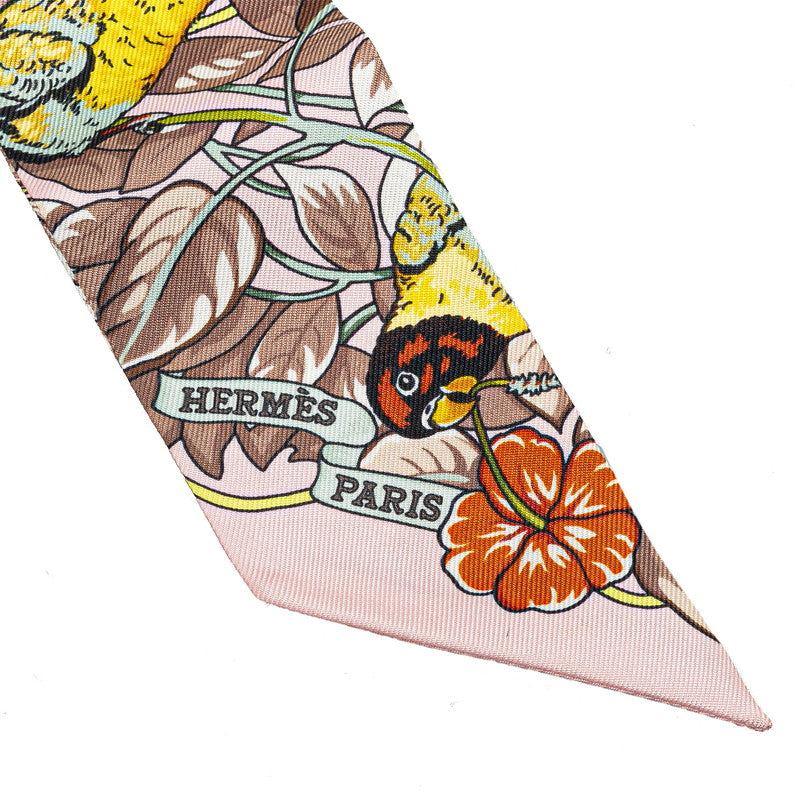 Hermes Silk Twilly Jungle Love Scarf