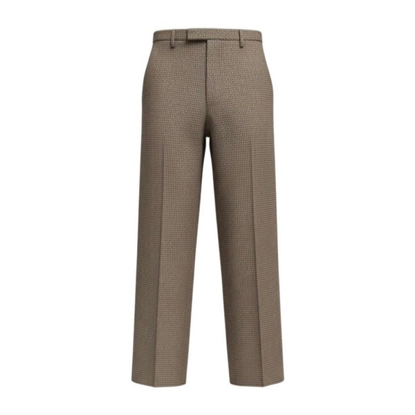 GUCCI Houndstooth Wool Trousers