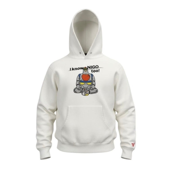 HUMAN MADE I KNOW NIGO TOO Cotton Hoodie