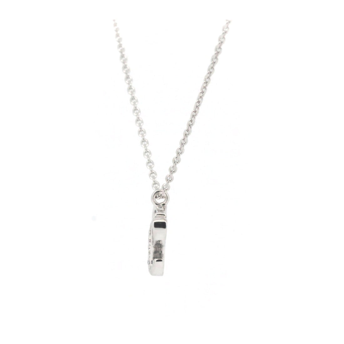 Vendome Aoyama Diamond Necklace K18WG White Gold in Great Condition