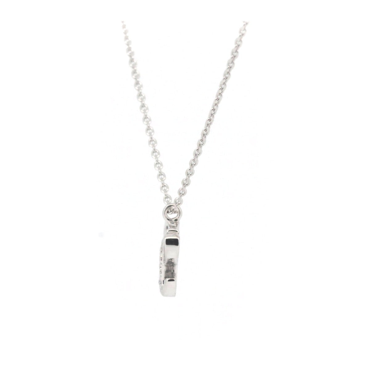 Vendome Aoyama Diamond Necklace K18WG White Gold in Great Condition