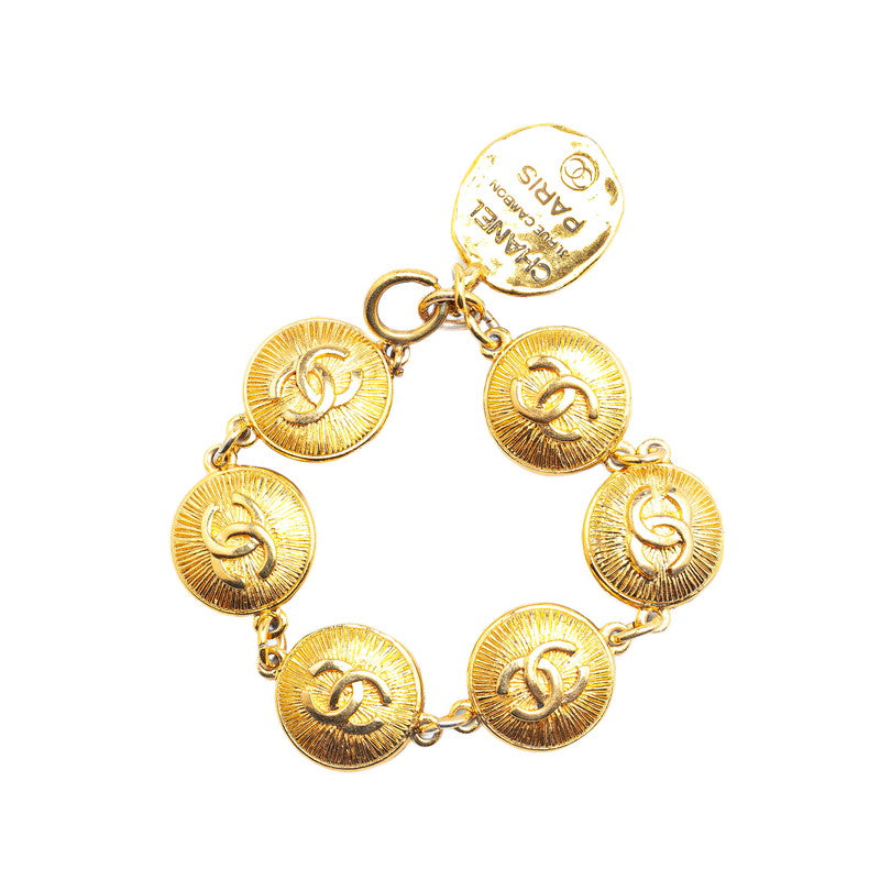 Chanel Coco Mark Cambon Bracelet Gold