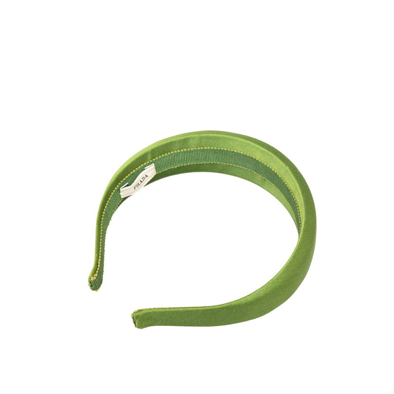 Prada Nylon Headband Green