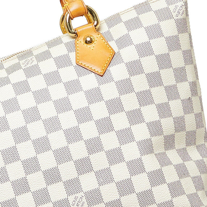 Louis Vuitton Damier Azur Saleya PM Tote Bag N51186 in Good Condition