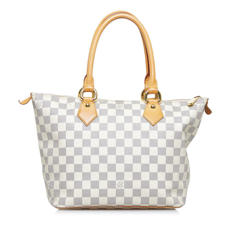 Louis Vuitton Damier Azur Saleya PM Tote Bag N51186 in Good Condition