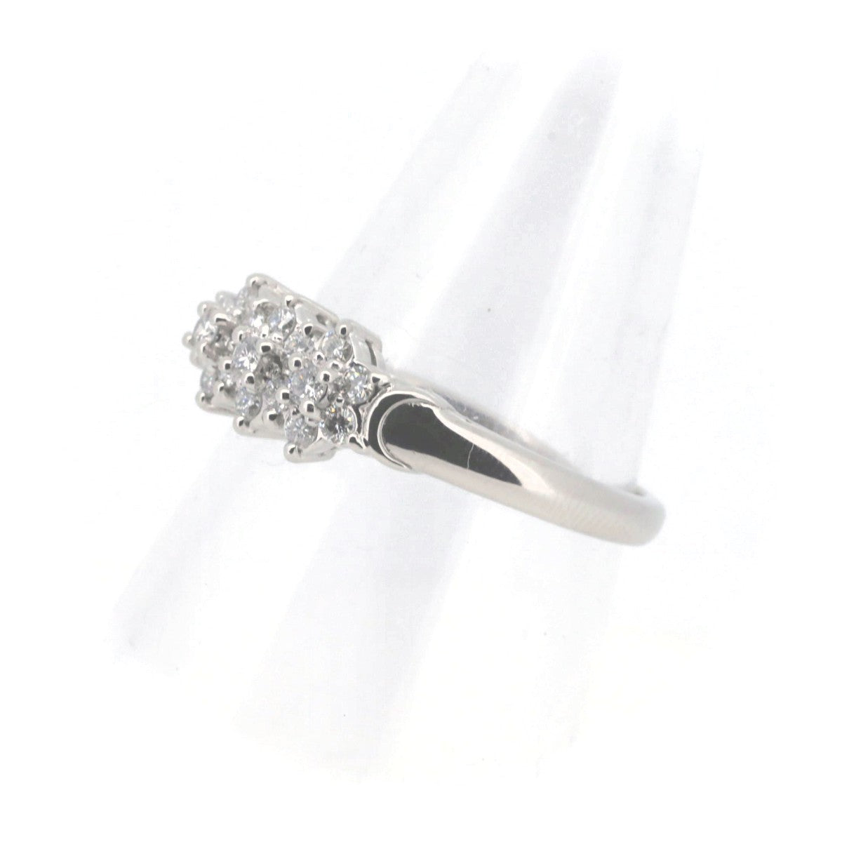 Tasaki PT900 Platinum Diamond Ring 0.29ct Size 15 in Great Condition