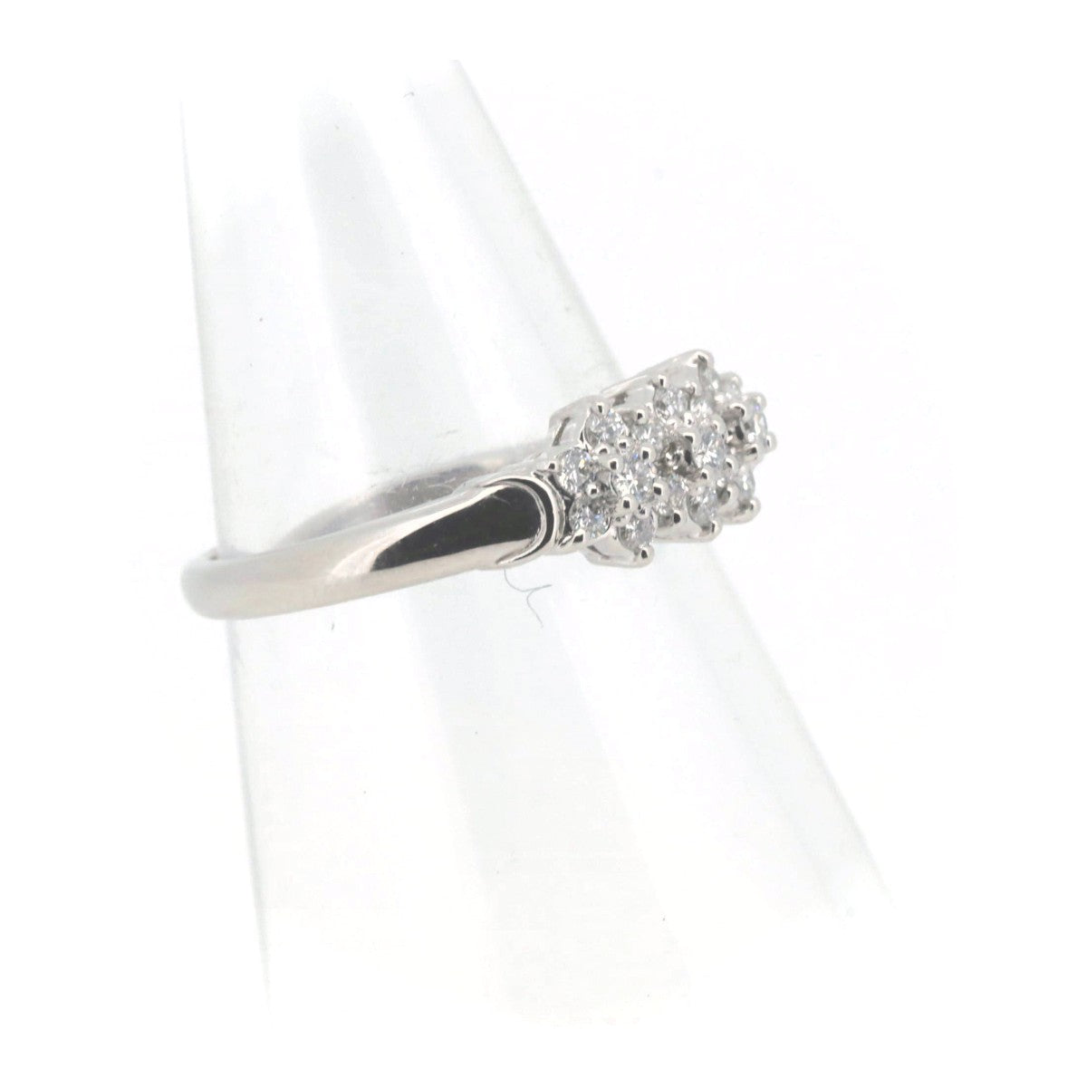 Tasaki PT900 Platinum Diamond Ring 0.29ct Size 15 in Great Condition