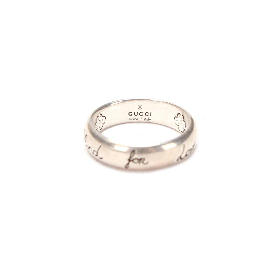 Silver Blind for Love Ring