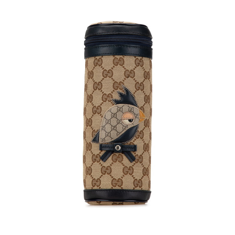 Gucci Canvas Leather Bottle Holder