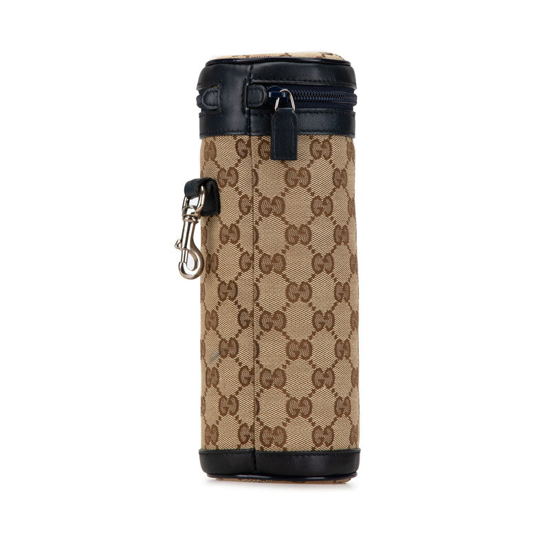 Gucci Canvas Leather Bottle Holder