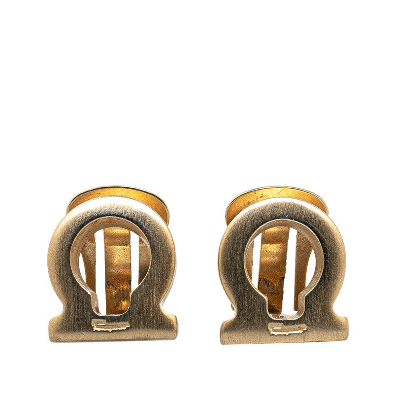 Salvatore Ferragamo Gancini Gold Earrings