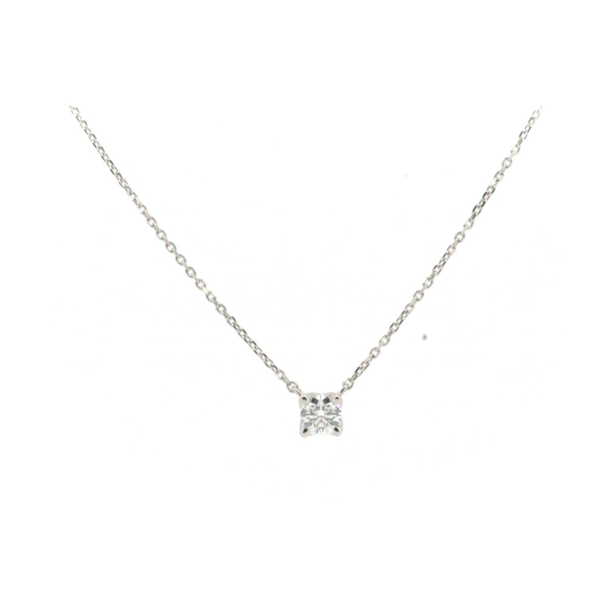 PT850 Platinum Diamond Necklace 0.188ct in Great Condition