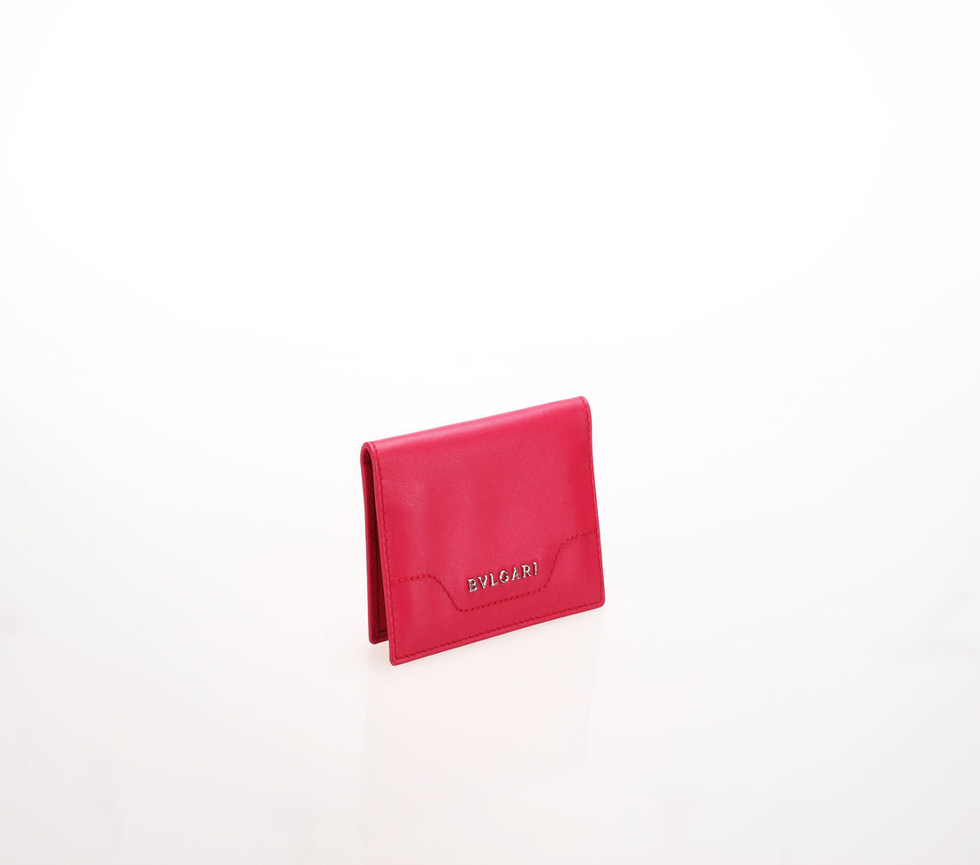 Bvlgari Leather Card Holder Leather Card Case in Great Condition