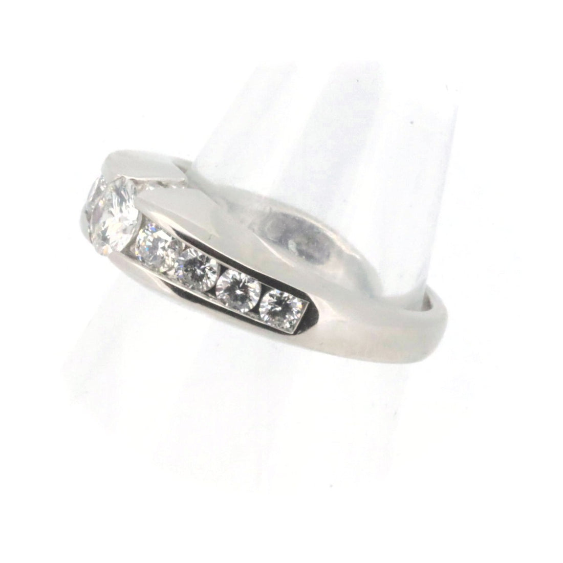 Monnickendam Diamond Ring PT900 Platinum 8.5 Size in Great Condition