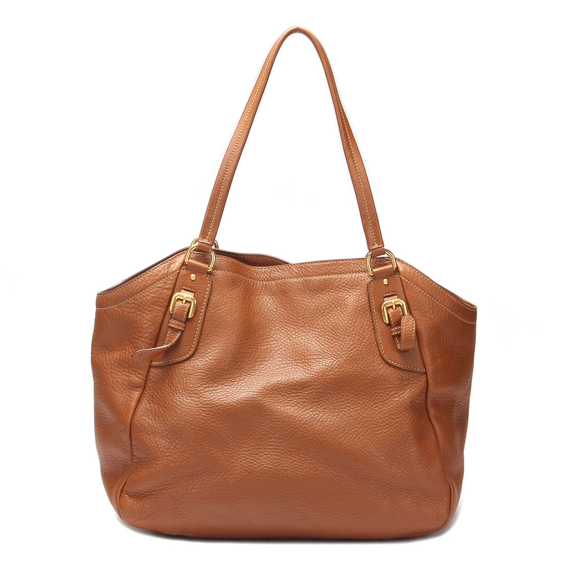 Vitello Daino Leather Shoulder Bag