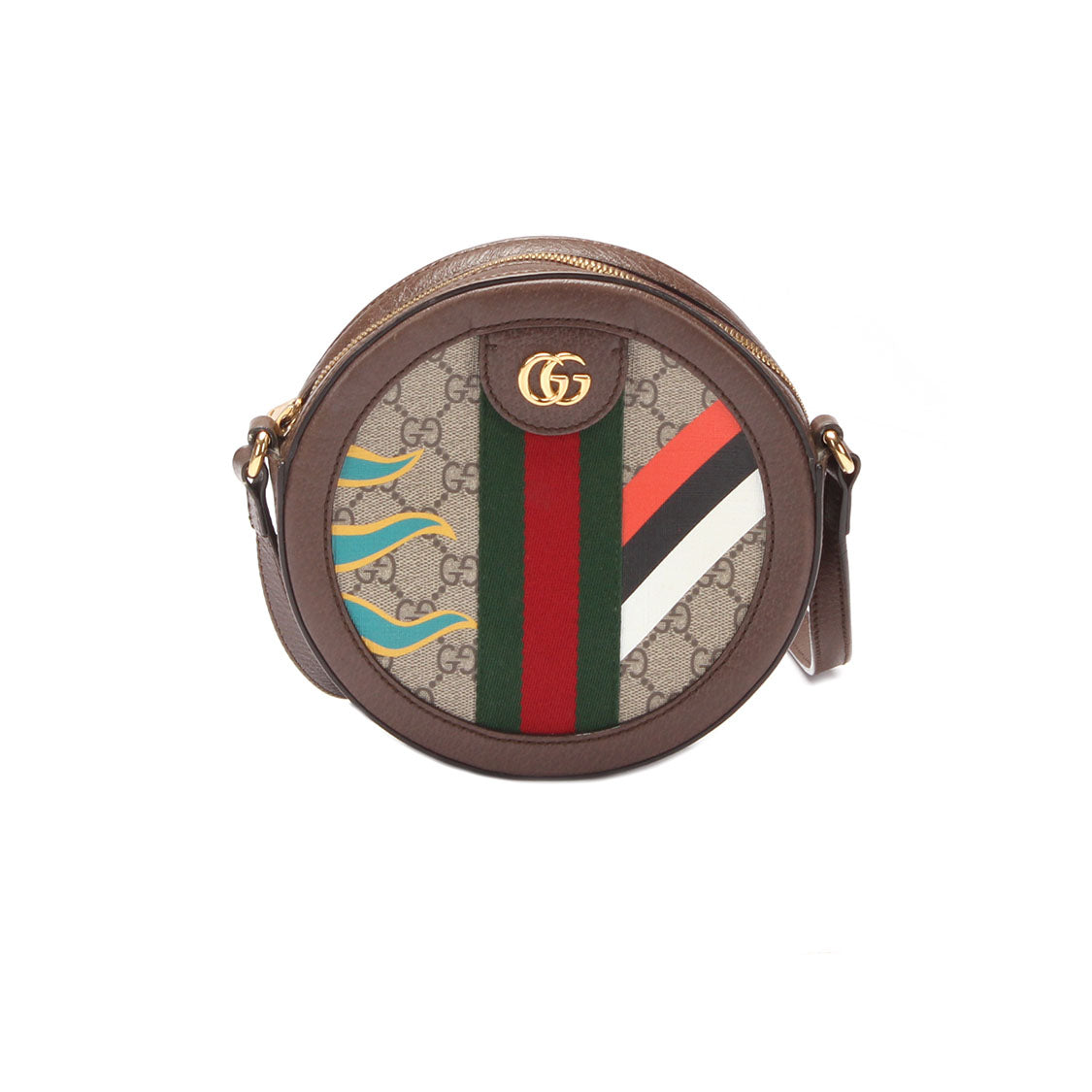 Mini GG Supreme Round Ophidia Crossbody Bag 574978