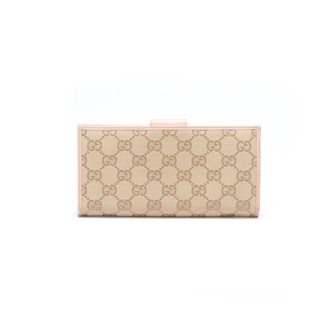 Gucci GG Canvas Abbey D-Ring Long Wallet Canvas Long Wallet 141412 in Very Good Condition