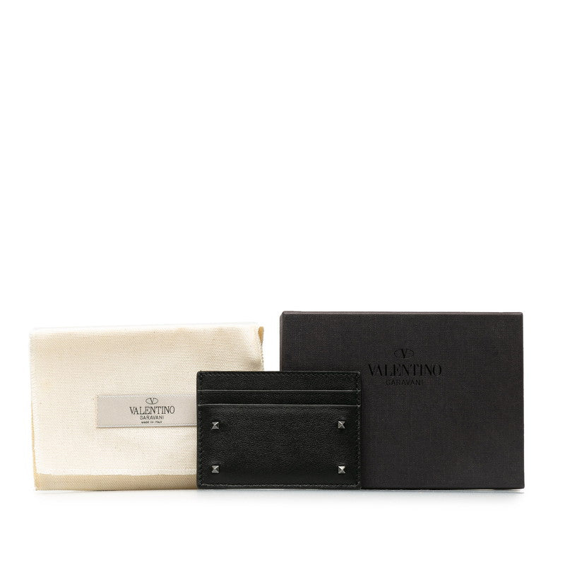 Valentino Rockstuds Leather Card Case