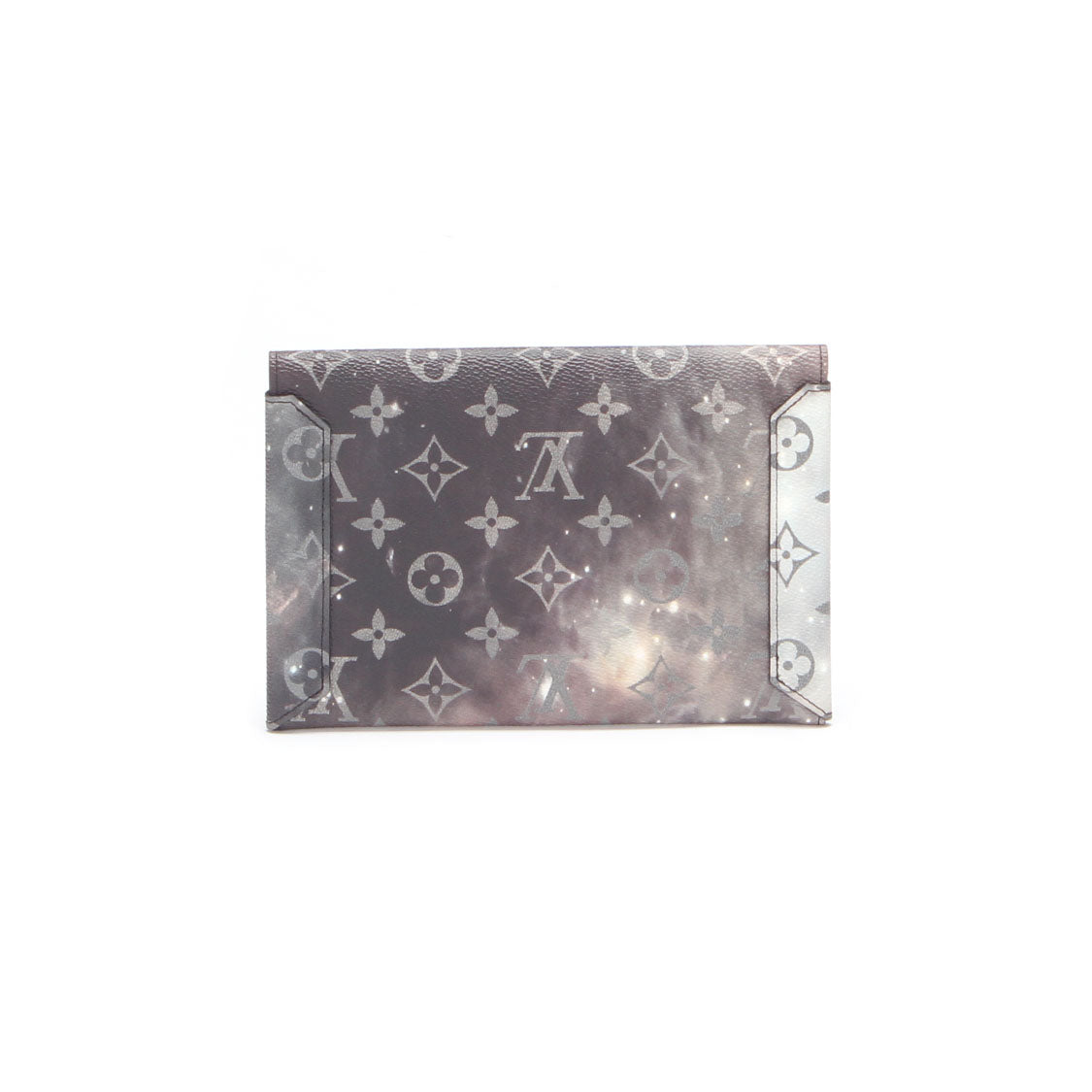 Louis Vuitton Monogram Galaxy Small Alpha Pochette  Canvas Long Wallet in Excellent Condition