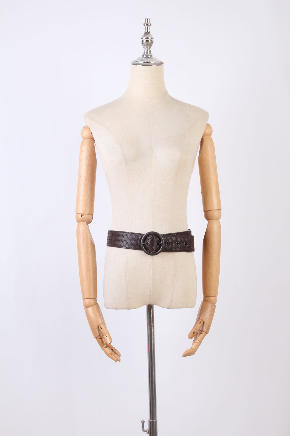 Intrecciato Leather Belt