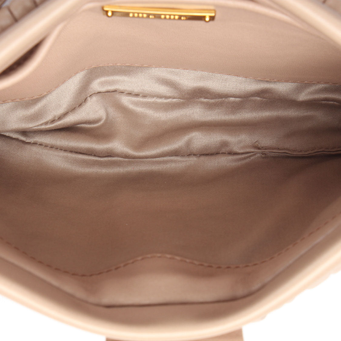 Matelasse Leather Clutch