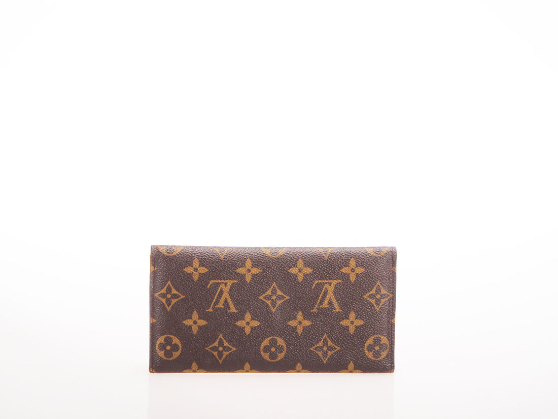 Louis Vuitton Monogram Jeanne Wallet Canvas Long Wallet in Very Good Condition