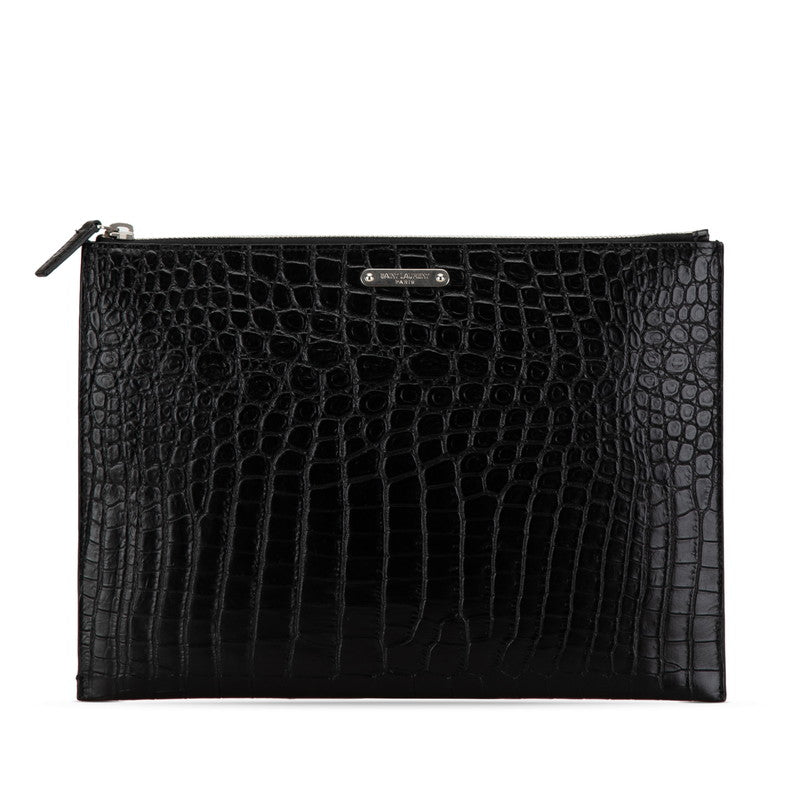 Saint Laurent Leather Tablet Clutch 462361