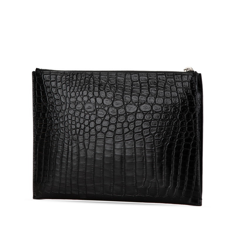 Saint Laurent Leather Tablet Clutch 462361