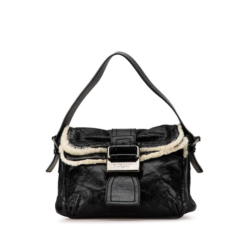 Givenchy Leather Handbag Black White