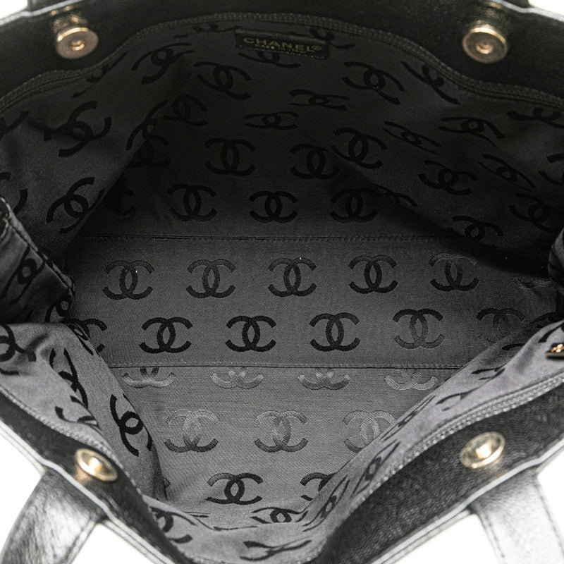 Chanel Caviar Skin Coco Mark Tote Bag