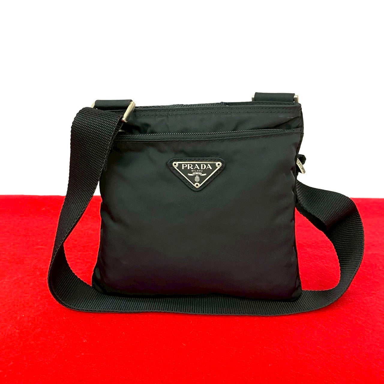 Prada Tessuto Nylon Shoulder Bag